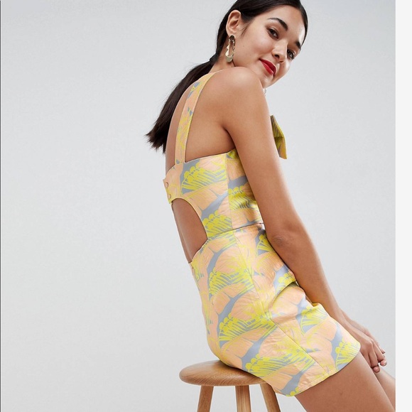 NWT Jacquard bow romper - Picture 2 of 6